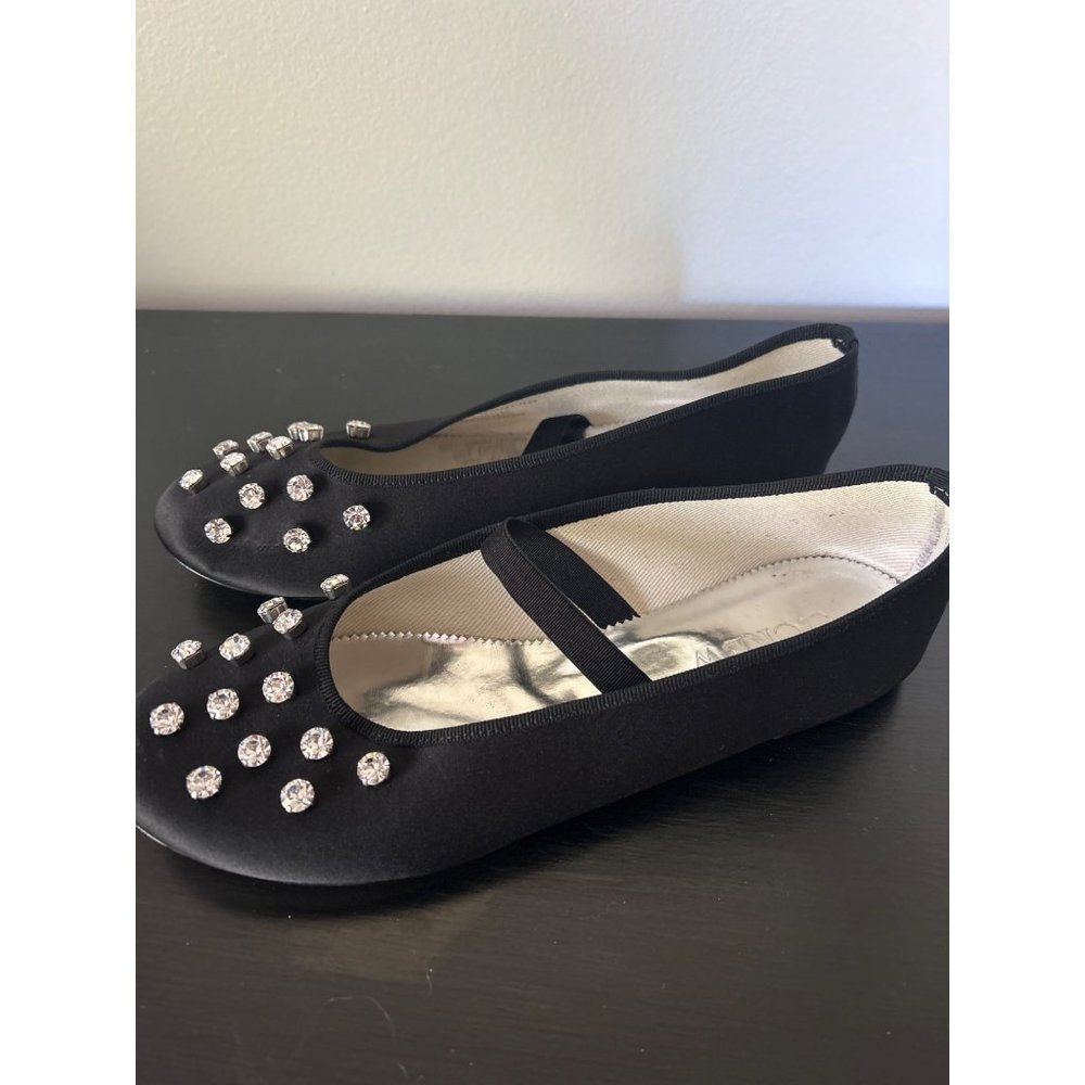 Collection Zoe strappy ballet flats with jewels, Item BV741 Size 7H